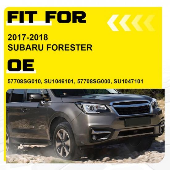 LEFT+RIGHT Side Fog Light Molding Trim For 2017-2018 Subaru Forester 57708SG000