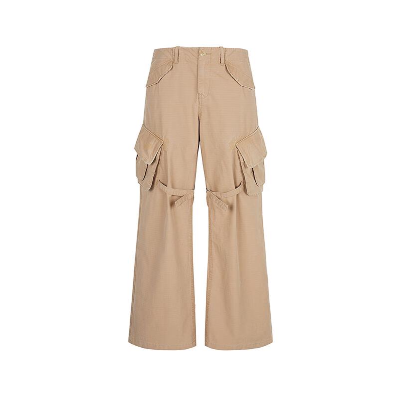 JNBY 2025 Spring Loose Fit Cargo Pants