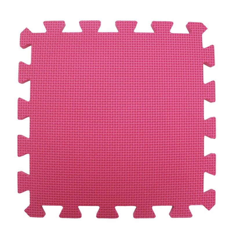 Thick Non-Slip Foam Interlocking Children's Crawling Mats with Cross Pattern
