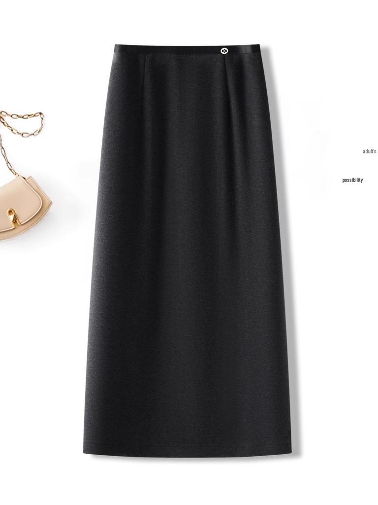 Women's Autumn/Winter 2025 A-line Slimming Pencil Skirt - Fashionable & Versatile