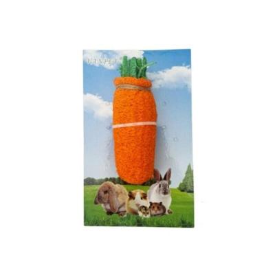 Papageienspielzeug Karottenform Natürlicher Waschlappen