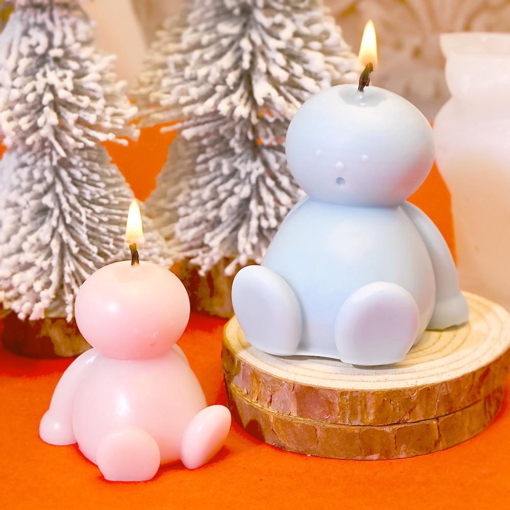 DIY Elf Christmas Tree Candle Mold – Scented Silicone for Holiday Decor