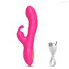 Rabbit Vibrator For Women Powerful G Spot Telescopic Rotating Clitoris Vagina Stimulator Female Masturbator For Adult Sexy Toys