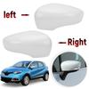 Side Door Wing Mirror Cover Cap For Renault Clio 4 Mk4 / Zoe / Captur 2012- Glossy Black/White Rearview Mirror Case Replace