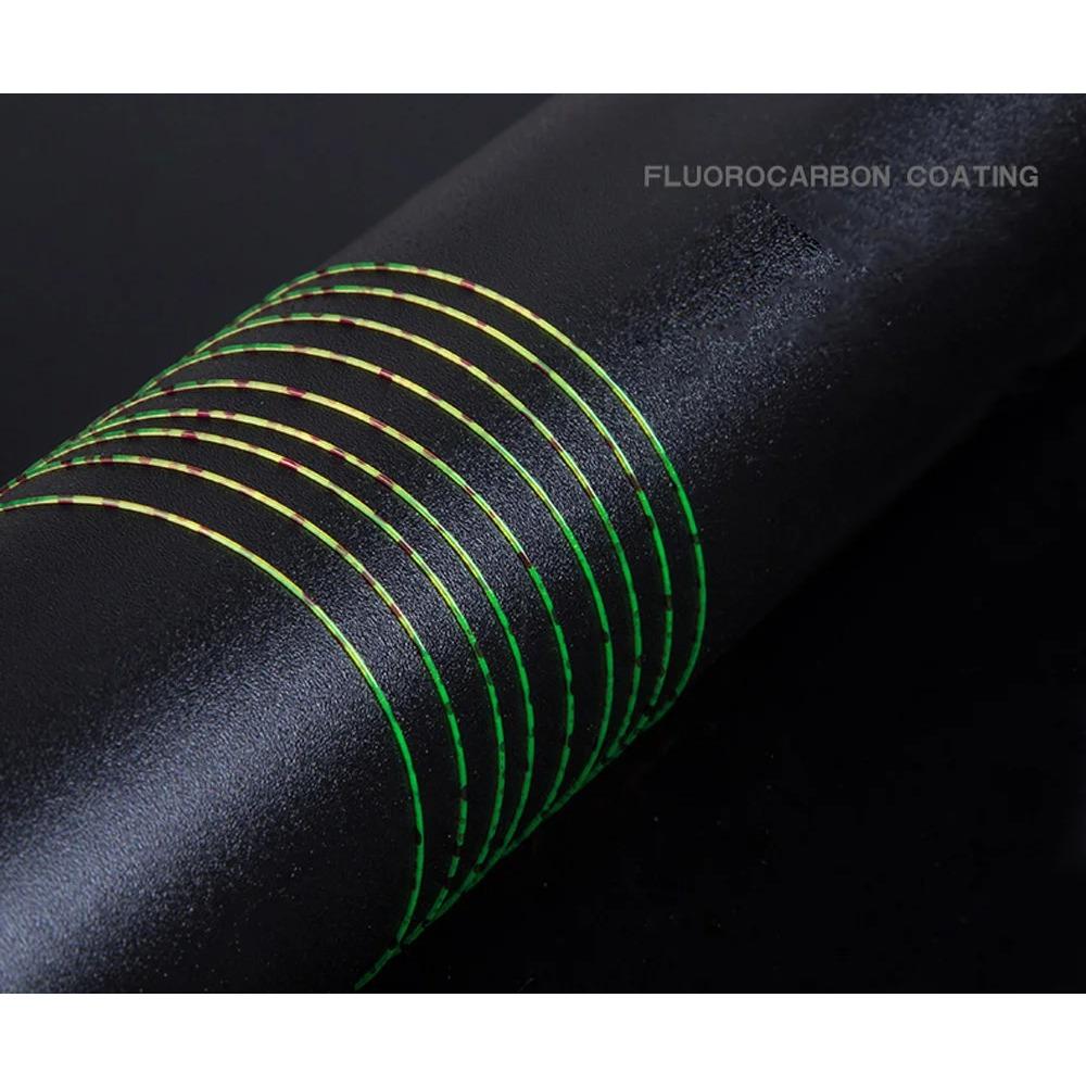 2Pcs Invisible Fluorocarbon Fishing Line 50m Main/Sub Leader Sinking Strong Lines for Carp Bass Stream Fishing Low Camouflag 260319