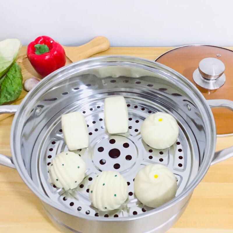 Zhishi Stainless Steel Double Layer Steamer Pot