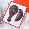 Hand-held Princess Make Up Mirror Vintage Folding Cosmetic  Mirror Vanity Mirror  Middle East