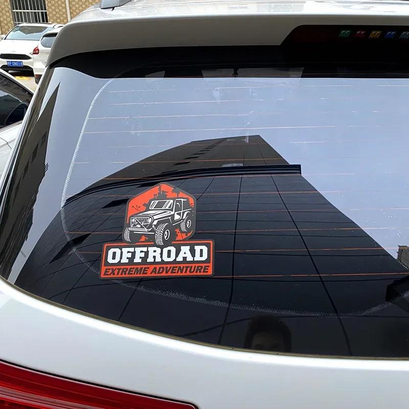 Sticker Decals Parts Sunscreen and Waterproof PVC Cover Scratches for Jeep Sticker Off Road Graphic Vinyl Stickers 4X4 Exterior AMV1