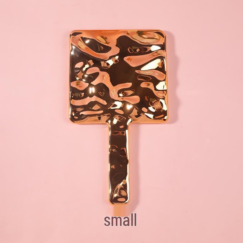 

Гальванизированное квадратное портативное карманное зеркало для макияжа с эффектом водной ряби и возможностью нанесения логотипа на заказ 9x16cm