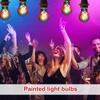 Stained Glass Light Bulb E26 E26 4W 120V Colorful LED Romantic Lighting For Christmas Party Festive Bedside Lamp Indoor decor
