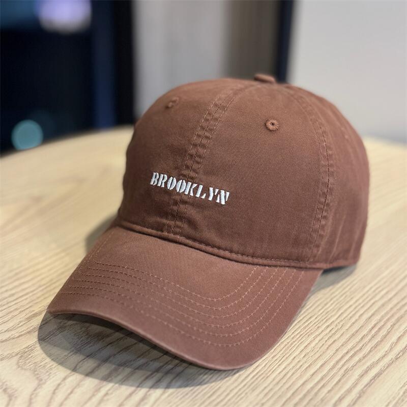 New couple outdoor sports big head circumference pure cotton big brim showing face small cap children's sunshade baseball cap tide