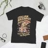 Unisexs Italian Brainrot Pizza Meme Mozzarella Overload T Shirt Cotton Clothes Awesome Short Sleeve Round Collar Tees Tshirts