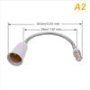 Led Adapter E14 To E27 E14-E27 Extended Lamp Cap Conversion Lamp Base Extender