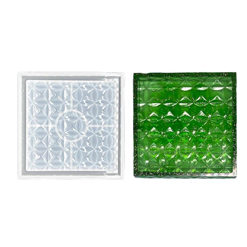 DIY-Schale Silikonharzform Runde Form Epoxidharz Gießform Schmuckbehälter Ring Schmuckstück Aufbewahrungsplatte Form