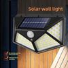 Luz solar LED para exteriores con sensor de movimiento para jardín y patio