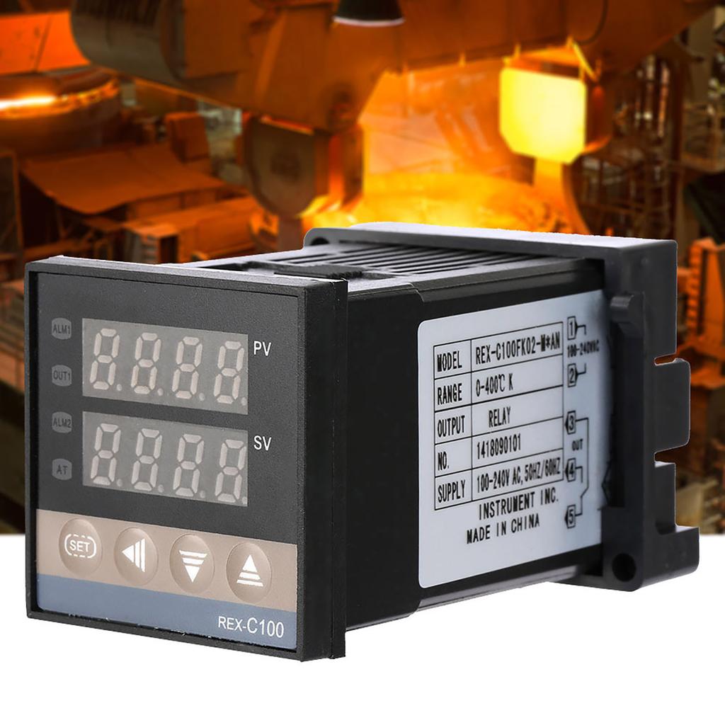PID Digital Temperature Controller Relay Output REX C100FK02 M*AN