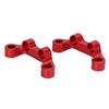 2Pcs RC Metal Upper Suspension Arm Mount for Tamiya TT02 110 RC Car Upgrade PartsRed