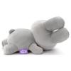 Bruna Sleeping Friend Plush Toy, Small, Rabbit (Gray), Width: Approx. 7.7 inches (19 cm)