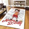 One Piece Monkey D Luffy Carpet Rug For Living Room Bedroom Home Sofa Decoration Kids Play Nonslip Floor Mat