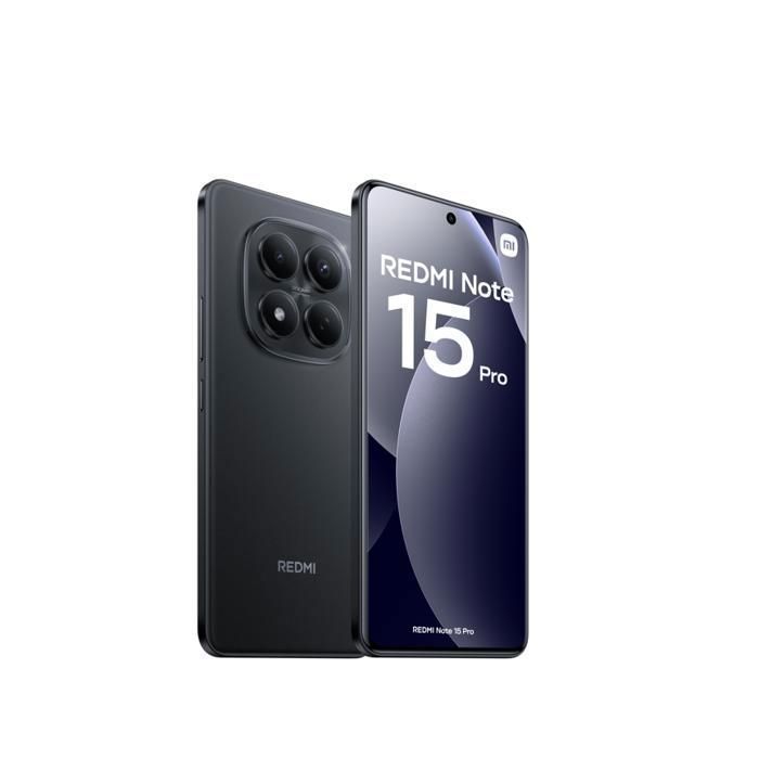 REDMI Note 15 Pro 4G Smartphone De 8G RAM 256G ROM Noir - Version Européenne - Chargeur Non Inclus - Very Good Condition