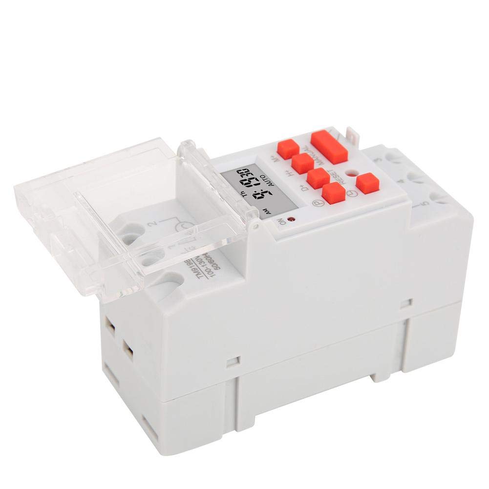 AC100-130V 30A Timer Switch On/Off Timer Control 24 Hours 7 Days Programmable Time Relay TM919B-1 Light Fan Digital Switch