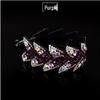 Rhinestone Leaf Hairpin - Large Bun Hair Clip Accessory