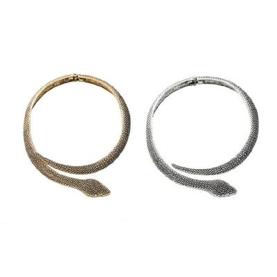 Модне намисто, натхненне змією, для клубних нарядів, унікальний стиль, ланцюжок на ключицю, ювелірні вироби, аксесуари для вечірок