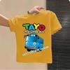 Hot Sale Tayo the Little Bus Cartoon Kids T-Shirts Girls Clothes Baby Boys T shirt Summer Short Sleeve Children Tops,ooo5837