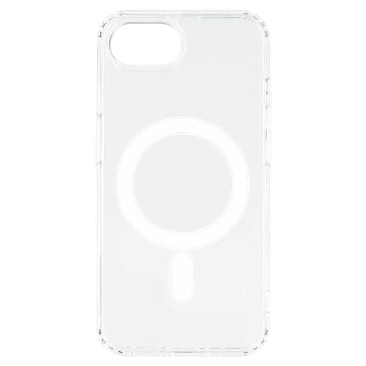 WANLONFENG LM Series For iPhone 16e Clear Phone Case Compatible with MagSafe with Screen Film (Big Lens Hole)