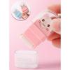 4Pcs Double Ended Animal Roller Eraser With Built In Shavings Cleaner Easy Erasing For Students Workers Writing Drawing