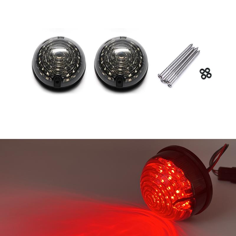 

For Land Rover Defender 1983-2016 Smoked Lens Upgrade Complete Kits LED Rear Tail Lamp Fog Reverse Front Side Indicator Light