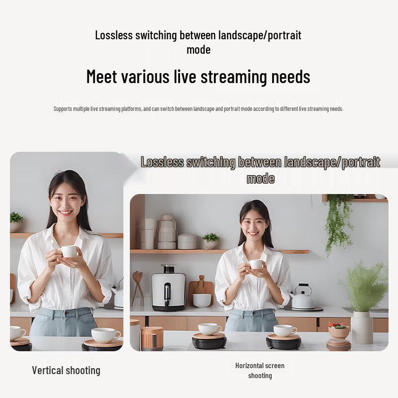 Lenovo Thinkplus 4K Live Broadcast Camera with Wireless Mic