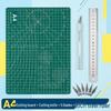 A2/A3/A4 Double-Sided Cutting Mat for Desktop Protection and Crafting - Ideal for Carving, Eraser Stamping, and Paper Cutting.