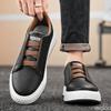 Fashion Trendy Shallow Mouth Men's Shoes 2025 Spring New Casual Personalized Men's Thick Soled Vulcanized Shoes Zapatos Hombre Sneakers