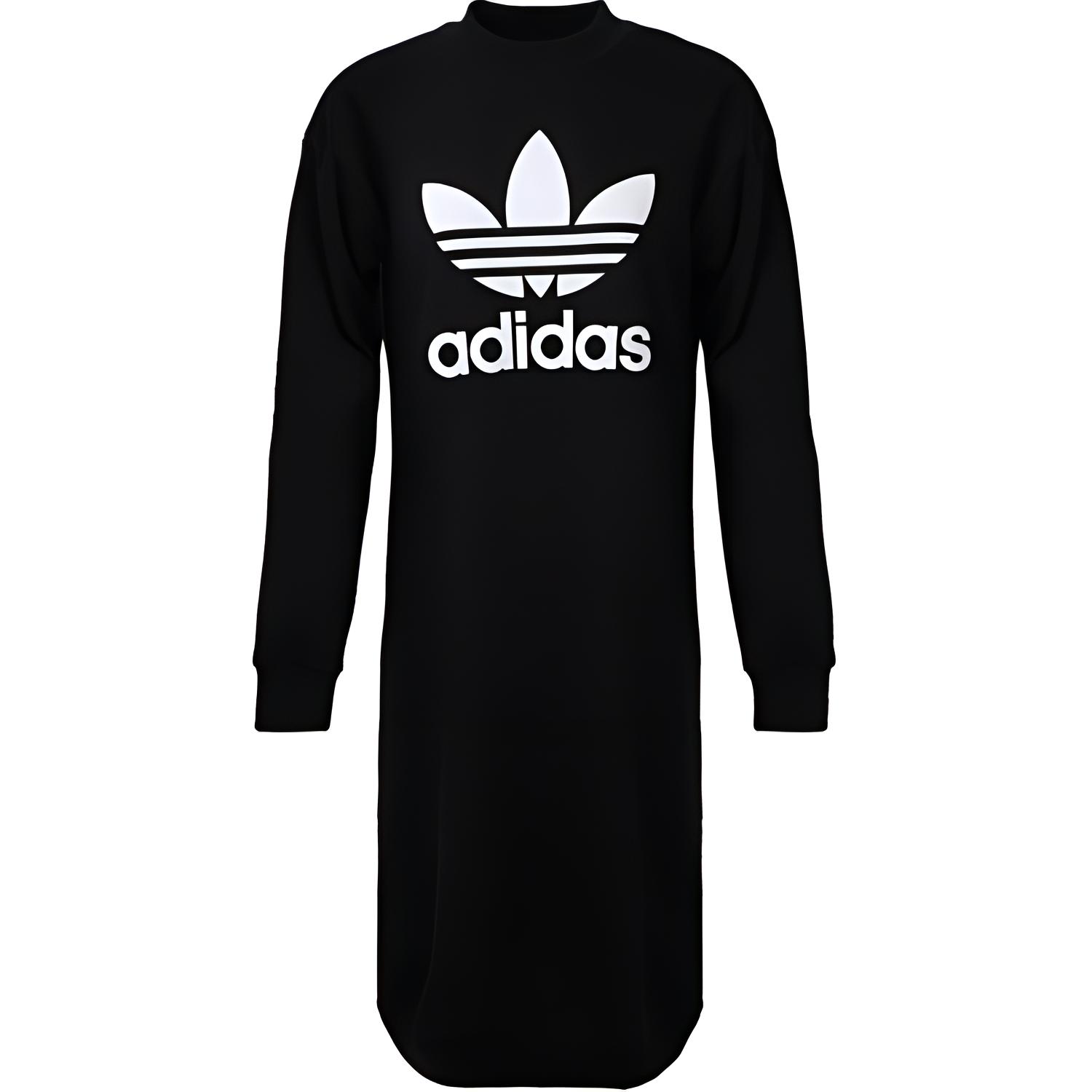 Adidas Originals Long Sleeved Dress Women s Black BP9370 34