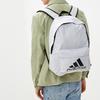 Adidas Classic Logo Large Capacity Sports Student Backpack Unisex Backpack Gray H34813