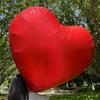 1 Stück Riesen 63-Zoll Rote Herzballons Liebesherz Folienballon für Hochzeit Valentinstag Geschenk Geburtstagsparty Dekoration Zubehör