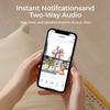 Dual-Lens G50 WiFi Smart Doorbell with Full-Color Video & Two-Way Audio