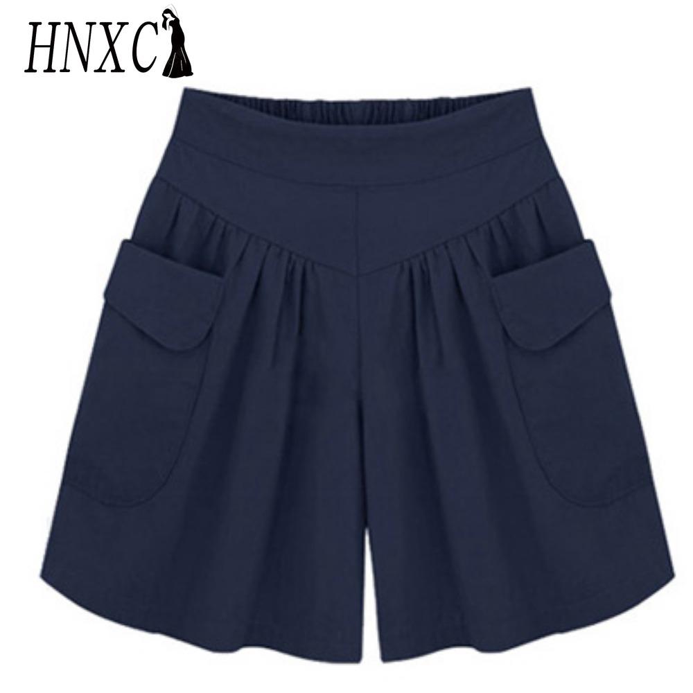 

HNXC Женские модные повседневные летние весенние шорты XXXL темно-синий