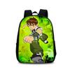 Mochila Escolar Ben 10 para Adolescentes con Diseño Cómodo Bolsa para Libros de Nailon para Estudiantes