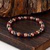 New niche jewelry bracelet, natural stone beaded bracelet, garnet, black gallstone bracelet, women do not fade