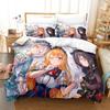Anime Princess Connect ReDive Bedding Set Boys Girls Twin Queen Size Duvet Cover Pillowcase Bed Kids Adult Home Textileextile