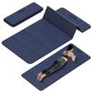 Hahe Folding Yoga Mat, 8mm Thick MMTPE Non-Slip Folding Yoga Mat, Strength Training Mat, Fitness Mat, 188cm X 80cm (Navy Blue)