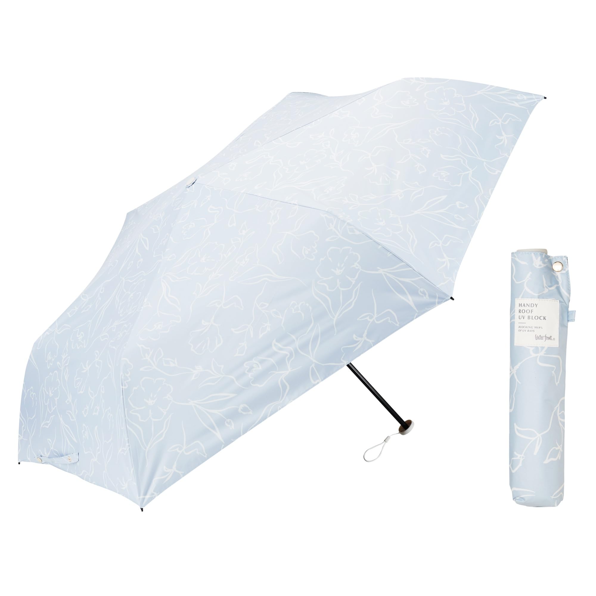 

Складной тент от солнца и дождя Waterfront Umbulatio Handy Roof UV Block Drawing Sunny или удивительно легкий и надежный 190 г водоотталкивающий класс 4 защита от ультрафиолета