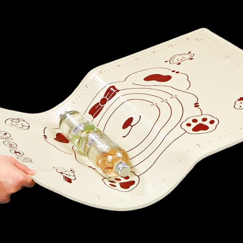 YOUAO Food-Grade Silicone Kneading Mat with Scale