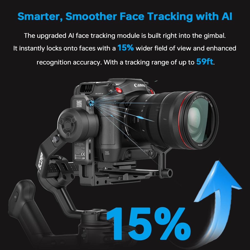 Japanese FeiyuTech SCORP 3 Combo Camera Gimbal Image DSLR Tripod Detachable Remote Zoom Vertical Video Compatible with [Genuine Product] Stabilizer,