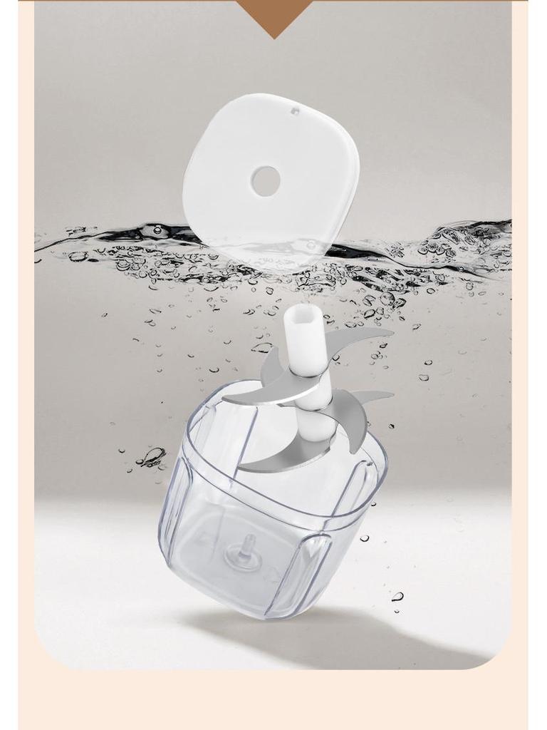 Automatic Garlic Press & Masher: Electric Mince, Paste & Meat Grinder with Chili Pull Feature