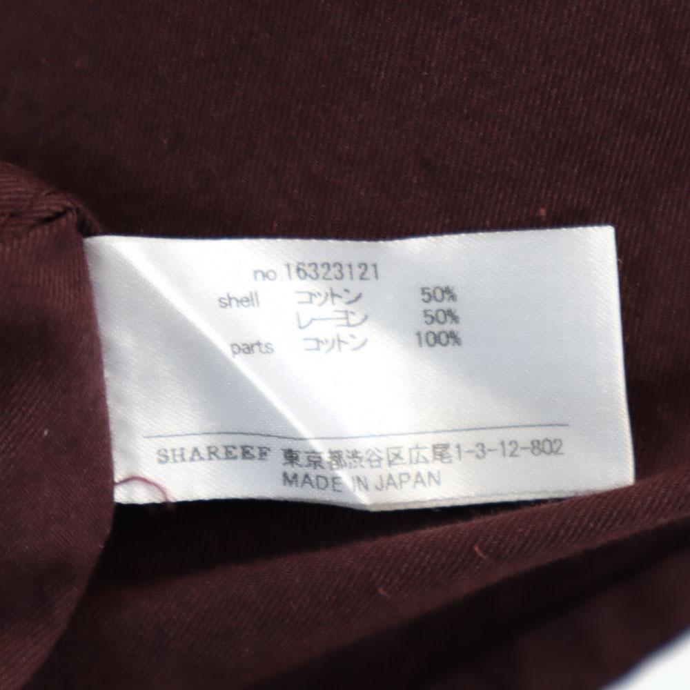 SHAREEF fabricat în Japonia Cămașă cu mânecă lungă seria 1 Bordeaux Bărbați Folosit