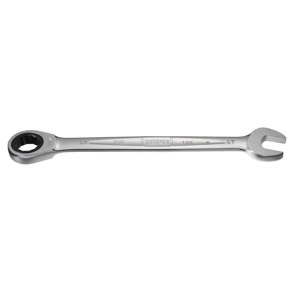 TONE Ratchet Combination Wrench 27mm Jaw Opening HPRM-27,