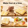 Bear Shape Ice Cube Mold 4-Cavity Silicone Ice Tray Easy Release